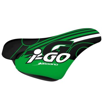 Sa Selle Bassano I-GO, 250x155mm, culoare negru verde Sa Selle Bassano I-GO, 250x155mm, culoare negru verde
