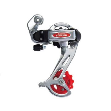 Schimbator spate cp prindere cadru MegaPower, 6-7 viteze, culoare argintiu Schimbator spate cp prindere cadru MegaPower, 6-7 viteze, culoare argintiu