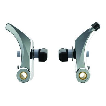 Set Frana Cantilever Aluminiu Argintiu Set Frana Cantilever Aluminiu Argintiu