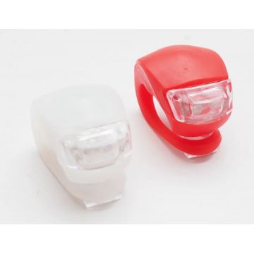 Set Licurici Silicon Lumina Alb + Rosu 4 Functii Set Licurici Silicon Lumina Alb + Rosu 4 Functii