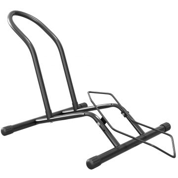 SPORTNOW Cavalet pentru Biciclete pentru Anvelope, Suport de Bicicletă de Podea din Oțel, 59x41x38 cm, Negru | Aosom Romania SPORTNOW Cavalet pentru Biciclete pentru Anvelope, Suport de Bicicletă de Podea din Oțel, 59x41x38 cm, Negru | Aosom Romania
