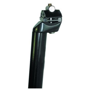 Tija Sa 31.6mm Alu L400mm Negru Prindere 1 Surub Tija Sa 31.6mm Alu L400mm Negru Prindere 1 Surub