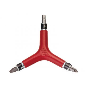 Cheie Y 6 in 1 Hex (3x4+5x6), surubelnita + - Cheie Y 6 in 1 Hex (3x4+5x6), surubelnita + -