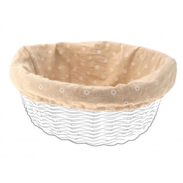 Husa Panza Oval 40x35x19cm Crem Flori Husa Panza Oval 40x35x19cm Crem Flori