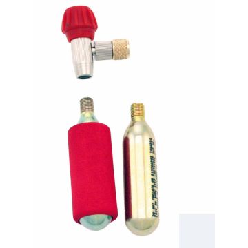 Kit Co2 racord universal, 2 rezerve de 16gr Kit Co2 racord universal, 2 rezerve de 16gr