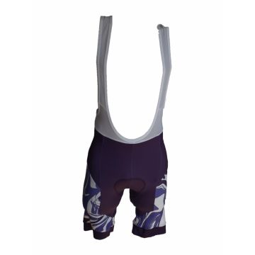 Pantaloni Ciclism culoare mov alb , Marimea S Pantaloni Ciclism culoare mov alb , Marimea S