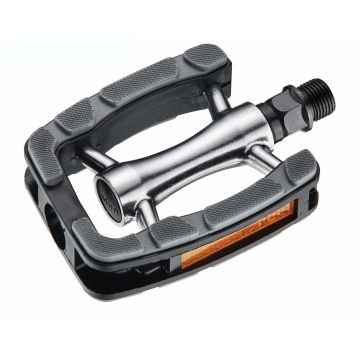 Pedale Xerama Trekking, aluminiu, culoare negru Pedale Xerama Trekking, aluminiu, culoare negru