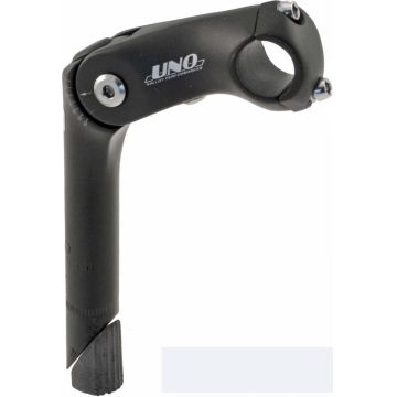 Pipa ghidon reglabila City aluminiu, O25.4, extensie 90mm - 0  -60  , culoare negru Pipa ghidon reglabila City aluminiu, O25.4, extensie 90mm - 0  -60  , culoare negru