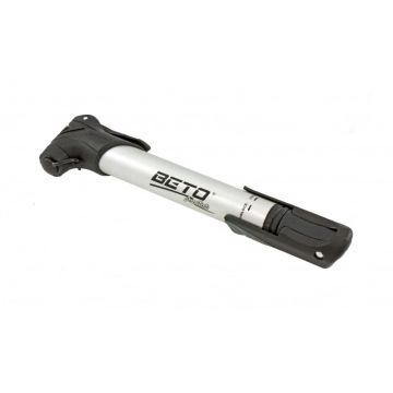 Pompa de mana, din aluminiu, lungime 23cm, valva AV,DV,FV, culoare argintiu negru Pompa de mana, din aluminiu, lungime 23cm, valva AV,DV,FV, culoare argintiu negru