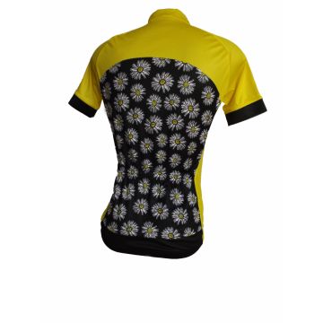 Tricou Ciclism Culoare Galben Negru Marime M Tricou Ciclism Culoare Galben Negru Marime M