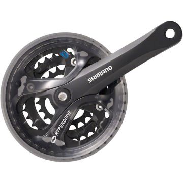 Angrenaj Pedalier Shimano Acera, 42X32X22T, Brat 170MM, Pentru 7 8 Viteze Pe Spate.Negru Angrenaj Pedalier Shimano Acera, 42X32X22T, Brat 170MM, Pentru 7 8 Viteze Pe Spate.Negru