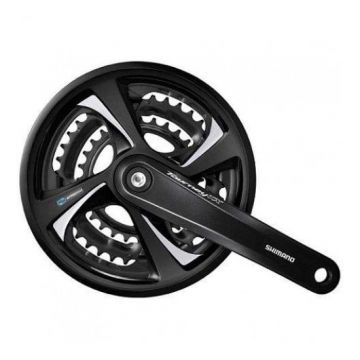 Angrenaj Pedalier Shimano Tourney Fc-Tx801, 42X32X22T, Brat 175Mm, Pt. 7 8 Vit. Pe Spate, Compatibil Chaincase, Cu Cg, Incl. Suruburi, Negru, Vrac Angrenaj Pedalier Shimano Tourney Fc-Tx801, 42X32X22T, Brat 175Mm, Pt. 7 8 Vit. Pe Spate, Compatibil Chaincase, Cu Cg, Incl. Suruburi, Negru, Vrac