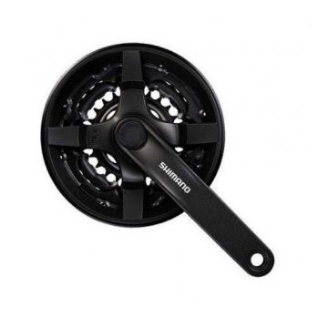 Angrenaj Pedalier Shimano Tourney Fc-Ty301, 48X38X28T, Brat 170Mm, Pt. 6 7 8 Vit. Pe Spate, Cu Cg, Compatibil Chaincase, Negru, Vrac Angrenaj Pedalier Shimano Tourney Fc-Ty301, 48X38X28T, Brat 170Mm, Pt. 6 7 8 Vit. Pe Spate, Cu Cg, Compatibil Chaincase, Negru, Vrac