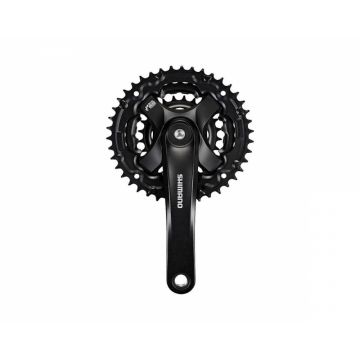 Angrenaj Pedalier Shimano Tourney Fc-Ty501, 42X34X24T, Brat 170Mm, Pt. 6 7 8 Vit. Pe Spate, Fara Cg,  Suruburi, Negru, Ambalat Ind. Angrenaj Pedalier Shimano Tourney Fc-Ty501, 42X34X24T, Brat 170Mm, Pt. 6 7 8 Vit. Pe Spate, Fara Cg,  Suruburi, Negru, Ambalat Ind.