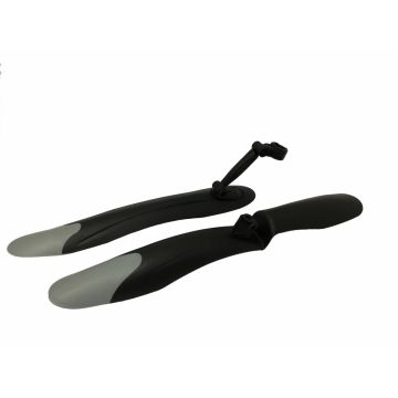 Aparatori Noroi Plastic Negru Gri pentru roti 24  -28 Aparatori Noroi Plastic Negru Gri pentru roti 24  -28