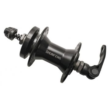 Butuc fata 26 aluminiu   disc   prindere rapida  bile   36H Butuc fata 26 aluminiu   disc   prindere rapida  bile   36H