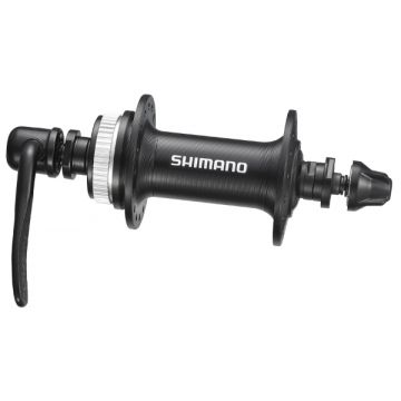 Butuc fata Shimano HB-RM35, 32H, Old 100mm Ax 108mm QR 133mm, pentru disc center lock, cu protectie pentru montura discului, culoare negru Butuc fata Shimano HB-RM35, 32H, Old 100mm Ax 108mm QR 133mm, pentru disc center lock, cu protectie pentru montura discului, culoare negru