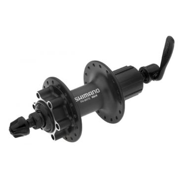 Butuc spate Shimano Deore FH-M475L, 32H, 8 9 viteze, Old 135mm, Ax 146mm, QR 166mm, pentru rotor 6-suruburis, Shimano Logo, culoare negru Butuc spate Shimano Deore FH-M475L, 32H, 8 9 viteze, Old 135mm, Ax 146mm, QR 166mm, pentru rotor 6-suruburis, Shimano Logo, culoare negru