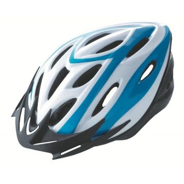 Casca Rider Culoare Alb Albastru Marime M (54-58cm) Casca Rider Culoare Alb Albastru Marime M (54-58cm)