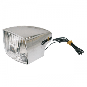 Far bicicleta RMS pentru dinam culoare argintiu material plastic Far bicicleta RMS pentru dinam culoare argintiu material plastic