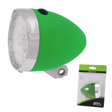 Far clasic, RMS, 3 led, culoare verde Far clasic, RMS, 3 led, culoare verde