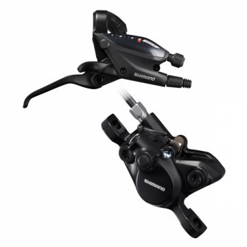 Frana disc hidraulica Shimano Altus,ST-EF505 BR-MT200 cu maneta de schimbator 8 viteze Frana disc hidraulica Shimano Altus,ST-EF505 BR-MT200 cu maneta de schimbator 8 viteze