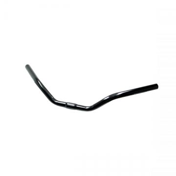 Ghidon din otel pentru bicicleta trekking-city, 630mm, diametru 25.4, culoare negru