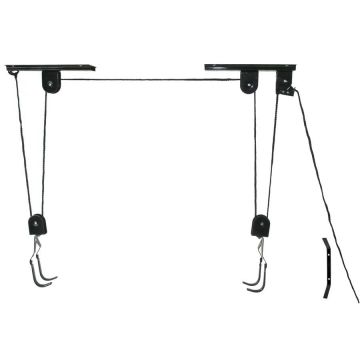 Lift agatat biciclete 4m-20KG culoare negru Lift agatat biciclete 4m-20KG culoare negru