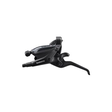 Maneta de schimbator frana Shimano ST-EF505-L, 3 viteze, cablu 1800mm, 3 degete, hidraulic, culoare negru Maneta de schimbator frana Shimano ST-EF505-L, 3 viteze, cablu 1800mm, 3 degete, hidraulic, culoare negru