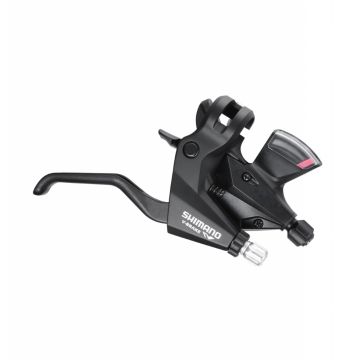 Maneta schimbator frana Shimano Acera ST-M310, montaj stanga, 3 viteze, cablu de schimbator 1800mm stainless, rapidfire plus, 2 degete, pentru V-Brake, culoare Negru Maneta schimbator frana Shimano Acera ST-M310, montaj stanga, 3 viteze, cablu de schimbator 1800mm stainless, rapidfire plus, 2 degete, pentru V-Brake, culoare Negru