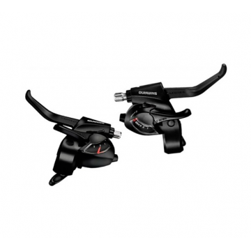 Maneta Schimbator Frana Shimano St-Ef41, 6X3 Vit., 2 Degete, Pt. V-Brake, Cabluri Schimbator Frana Lungime Standard, Negru, Ambalat Ind. Maneta Schimbator Frana Shimano St-Ef41, 6X3 Vit., 2 Degete, Pt. V-Brake, Cabluri Schimbator Frana Lungime Standard, Negru, Ambalat Ind.