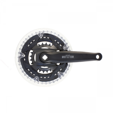 Pedalier RMS, MTB, ax patrat, 42 34 24T, otel, 170mm Pedalier RMS, MTB, ax patrat, 42 34 24T, otel, 170mm