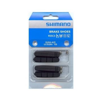 Saboti de frana Shimano R55C3 rezerve, 2 perechi Saboti de frana Shimano R55C3 rezerve, 2 perechi