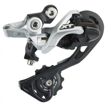 Schimbator spate Shimano Deore XT RD-M781-GS, 10 viteze, Top-Normal, Shadow, prindere directa (Compatibil Direct Mount), culoare argintiu Schimbator spate Shimano Deore XT RD-M781-GS, 10 viteze, Top-Normal, Shadow, prindere directa (Compatibil Direct Mount), culoare argintiu