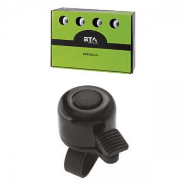 Sonerie BTA Din-Din, din otel, culoare negru, diametru O 34 Sonerie BTA Din-Din, din otel, culoare negru, diametru O 34