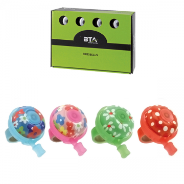 Sonerie BTA Flowers clasica, din aluminiu, culoare multicolor, diametru 45 Sonerie BTA Flowers clasica, din aluminiu, culoare multicolor, diametru 45