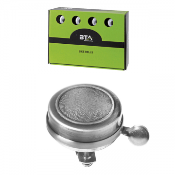 Sonerie BTA Old Style clasica, din otel, diametru 55mm, finisaj otel Sonerie BTA Old Style clasica, din otel, diametru 55mm, finisaj otel