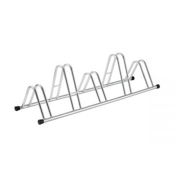 Suport pentru 5 biciclete culoare argintiu Suport pentru 5 biciclete culoare argintiu
