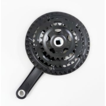 Angrenaj pedalier X-line Pro 42x34x24 170mm, culoare negru Angrenaj pedalier X-line Pro 42x34x24 170mm, culoare negru