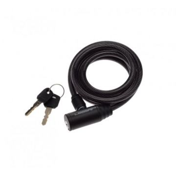 Antifurt cu cheie, pentru legat biciclete, 8 mm x 1500 mm, Leoshi Antifurt cu cheie, pentru legat biciclete, 8 mm x 1500 mm, Leoshi
