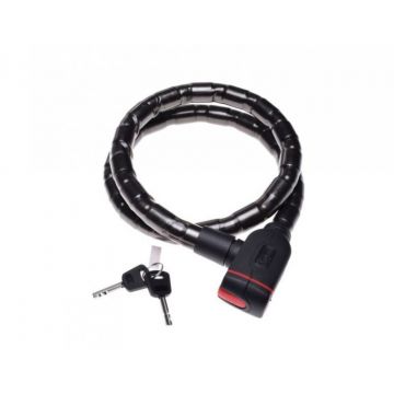 Antifurt cu cheie, pentru legat biciclete moto, 25 mm x 1200 mm Antifurt cu cheie, pentru legat biciclete moto, 25 mm x 1200 mm