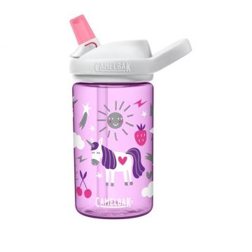 Bidon CAMELBAK Eddy+Kids Unicorn Party, 400ml, roz alb Bidon CAMELBAK Eddy+Kids Unicorn Party, 400ml, roz alb