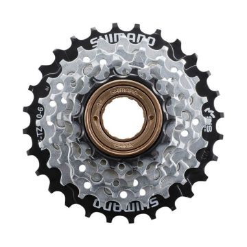 Bloc de pinioane pe filet Shimano MF-TZ510-6, 6 vit., 14-16-18-21-24-28T, vrac Bloc de pinioane pe filet Shimano MF-TZ510-6, 6 vit., 14-16-18-21-24-28T, vrac