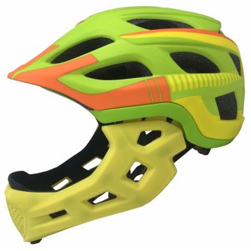 Casca biciclisti AVO-49, fullface, culoare verde galben mat, marime L (48-56cm) Casca biciclisti AVO-49, fullface, culoare verde galben mat, marime L (48-56cm)