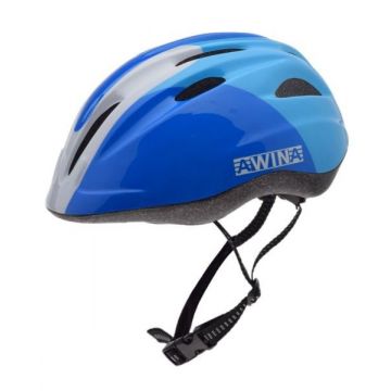 Casca ciclisti pentru copii, Awina by Moon, culoare albastru alb, marimea S Casca ciclisti pentru copii, Awina by Moon, culoare albastru alb, marimea S