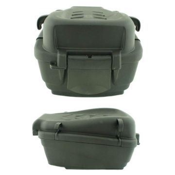 Cutie transport bagaje B115, prindere portbagaj, culoare negru Cutie transport bagaje B115, prindere portbagaj, culoare negru