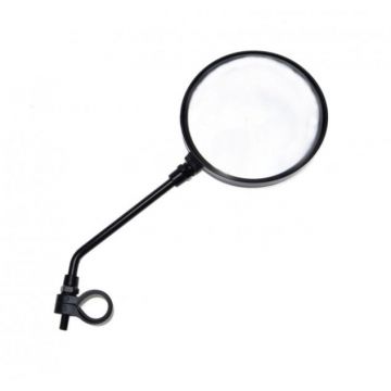 Oglinda bicicleta, montaj pe ghidon, filet 8mm, lungime brat 270mm, diametru 110mm Oglinda bicicleta, montaj pe ghidon, filet 8mm, lungime brat 270mm, diametru 110mm