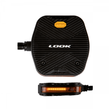 Pedale cu lunini Look Geo city vision grip, compozit, culoare negru Pedale cu lunini Look Geo city vision grip, compozit, culoare negru