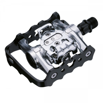 Pedale VP-X92 VPComponents, aluminiu, culoare argintiu negru Pedale VP-X92 VPComponents, aluminiu, culoare argintiu negru