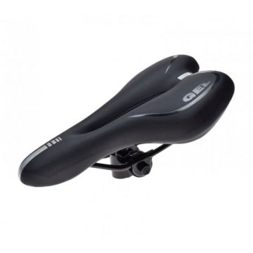 Sa bicicleta, confort gel, cu gaura ventilatie, culoare negru Sa bicicleta, confort gel, cu gaura ventilatie, culoare negru